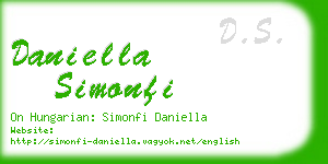 daniella simonfi business card